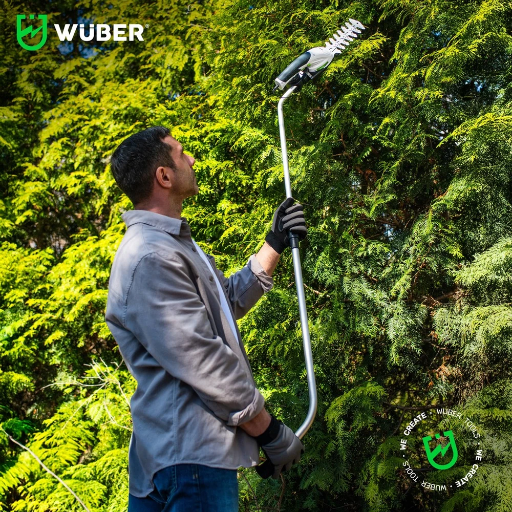 Cordless 2-in-1 hedge and grass trimmer 7.2 V, cutting width 120 mm, USB-C W23320 WUBER