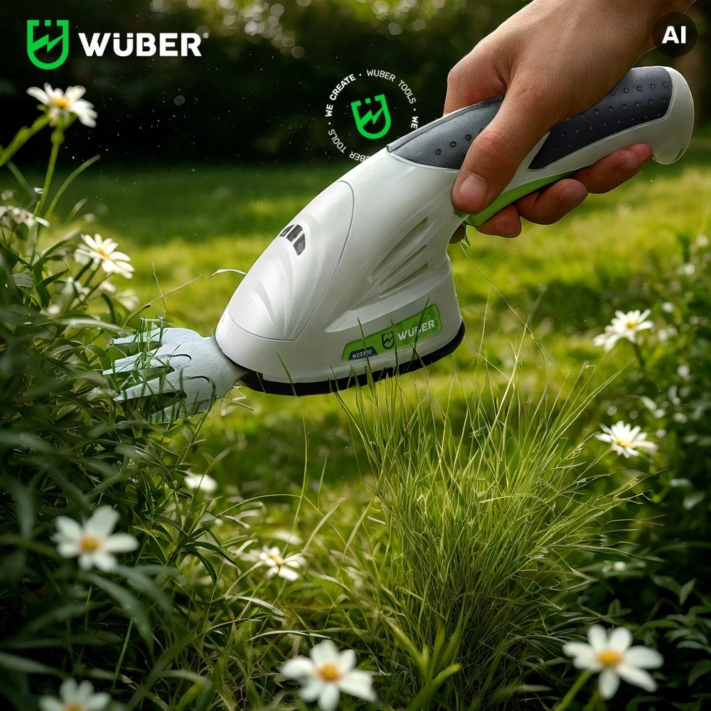 Cordless 2-in-1 hedge and grass trimmer 7.2 V, cutting width 120 mm, USB-C W23320 WUBER