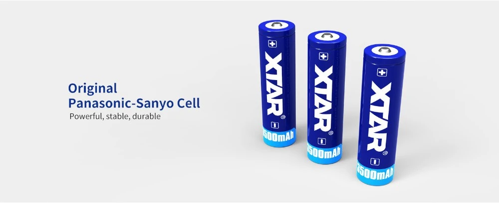 Xtar 3500mAh 3,6V 18650 akumuliatorius su PCB