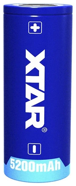 Xtar 5200mAh 3,6V 26650 akumuliatorius su PCB