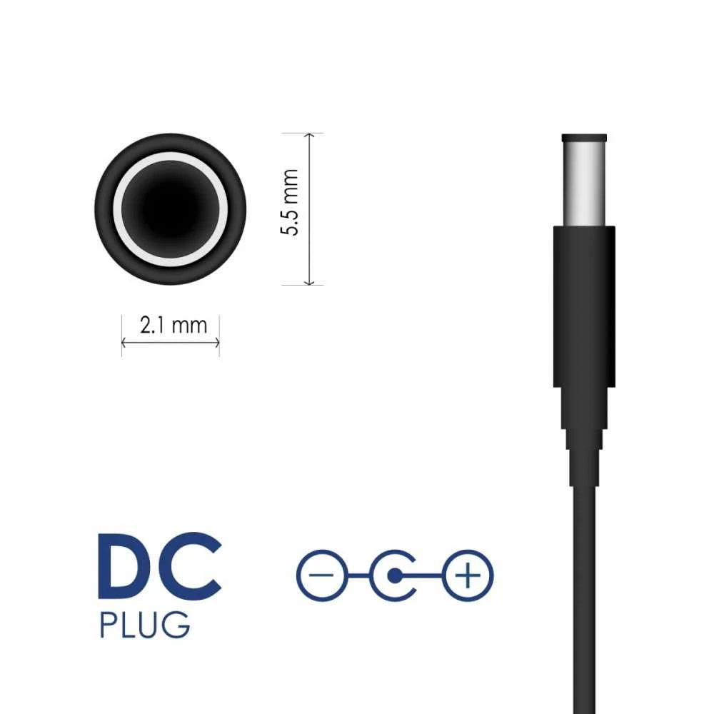 Akyga AK-PD-11 12V / 400mA 4,8W Braun Silk-epil kištukas 1 3 5
