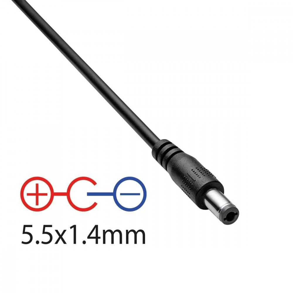 Akyga AK-PD-32 9V/1A maitinimo šaltinis Casio klaviatūroms - DC kištukas 5.5/1.4mm