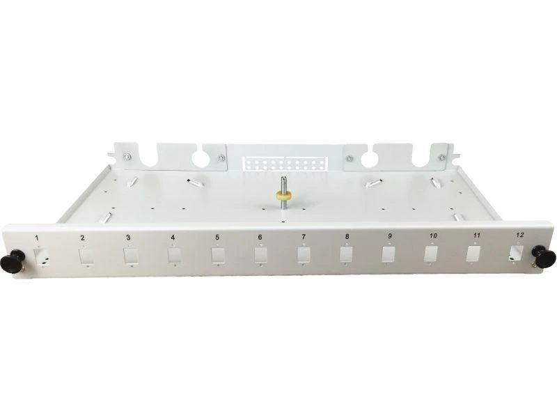 Alantec Sujungimo dėžutė 12xsc simplex / 12xlc duplex 19" 1u su priekine plokšte ir priedais
