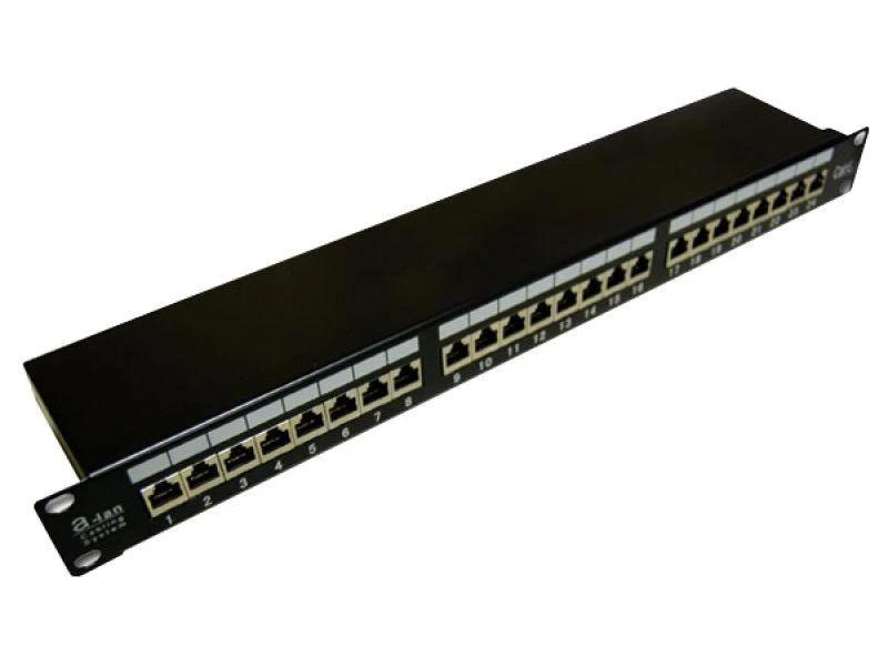 Alantec PK006 Komutacinė panelė STP cat.5e 24 lizdai LSA 1U 19"