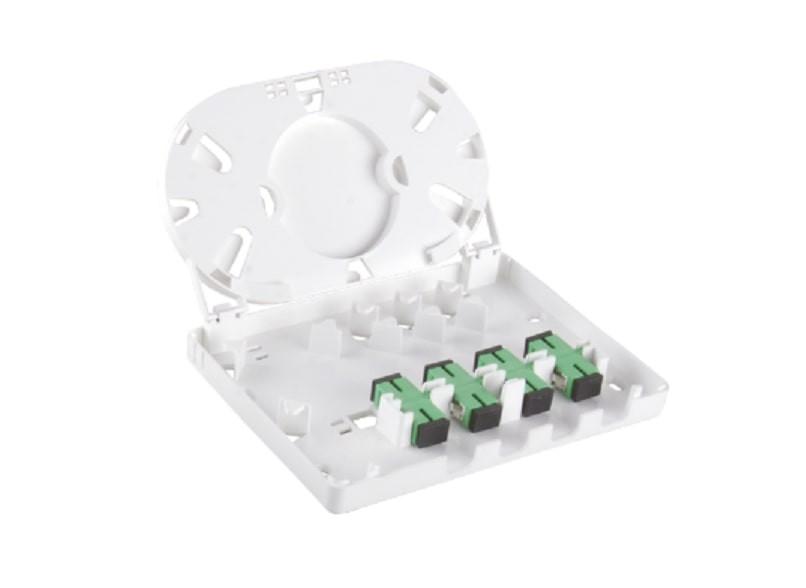 Alantec FTTH 4C sieninis lizdas be adapterių (FOPA-4A-01)