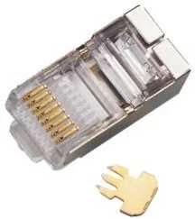 Alantec Tiekiamas RJ45 STP cat.5e kištukas (100 vnt.)