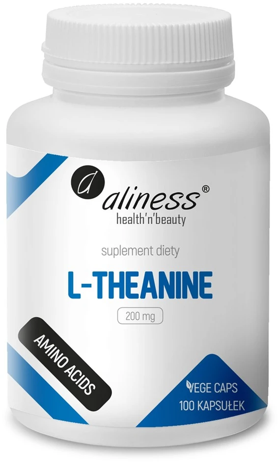 Aliness L-teanino 200 mg maisto papildas 100 kapsulių