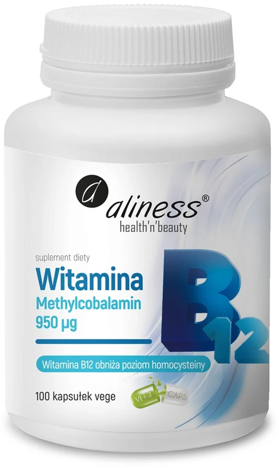 Aliness Vitamino B12 metilkobalamino 950 µg maisto papildas 100 kapsulių