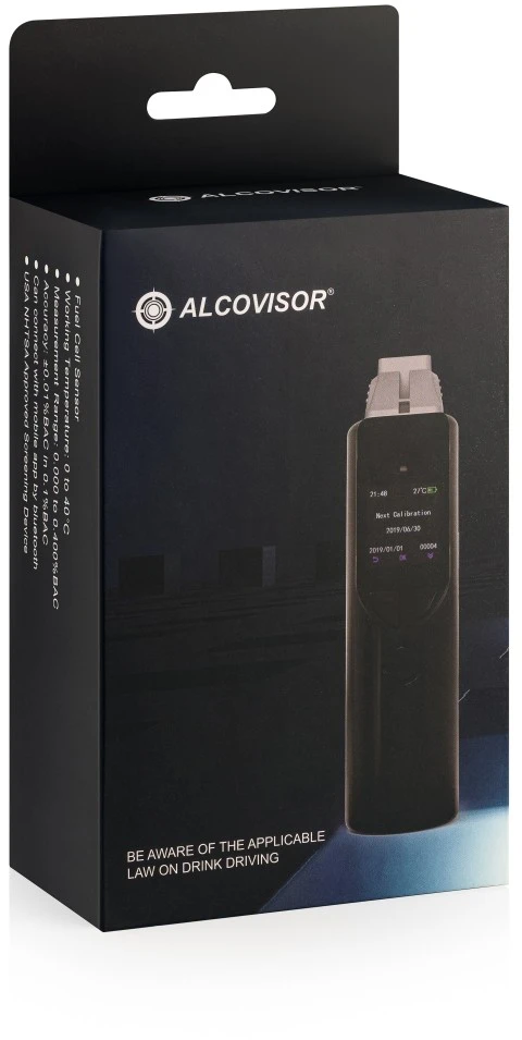 Alkotesteris Alkomat Alcovisor Alkomat ALCOVISOR DEIMOS su aplikacją