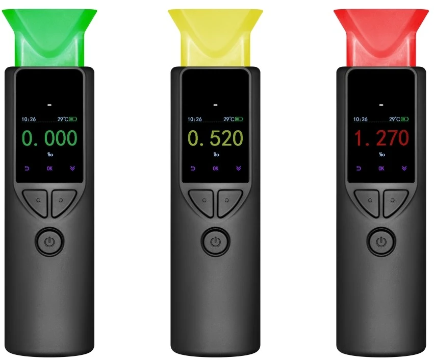 Alkotesteris Alkomat Alcovisor Alkomat ALCOVISOR DEIMOS su aplikacją