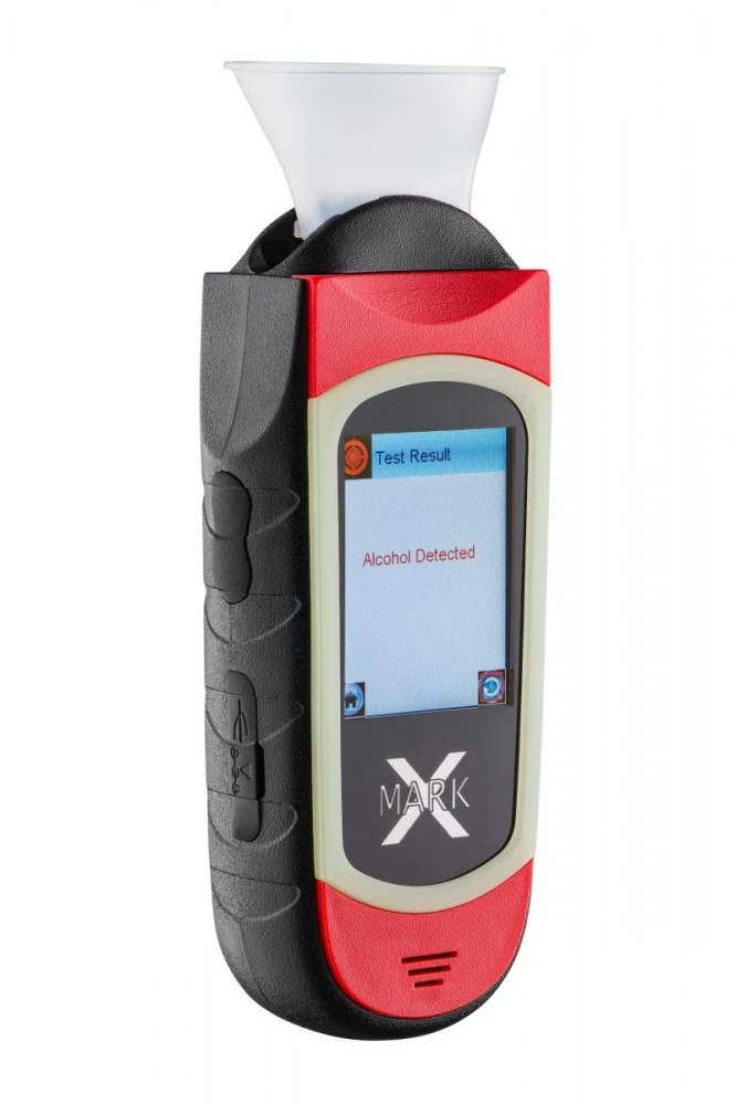 Alkotesteris AlcoVisor Mark X+ raudona