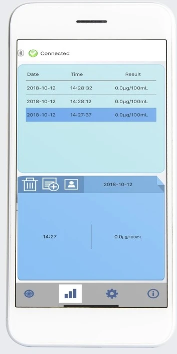Alkotesteris ALCOVISOR Mars BT (elektrocheminis)