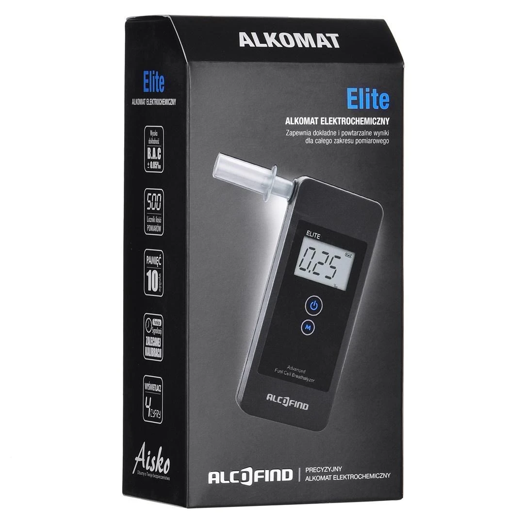 Alkotesteris HI-TECH MEDICAL ALCOFIND ELITE (elektrocheminis)
