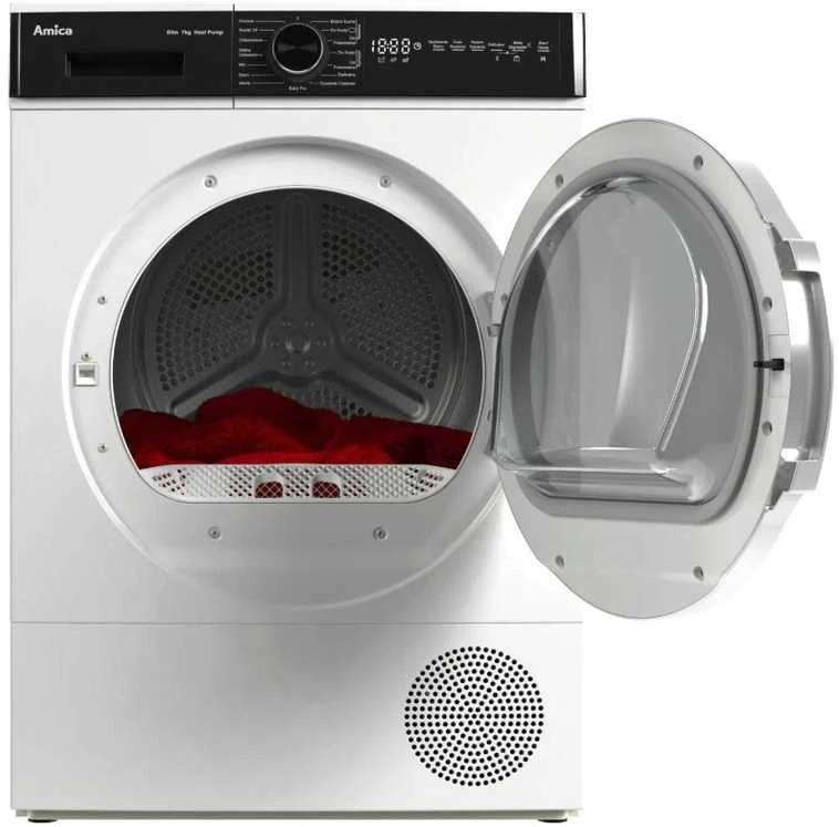 Džiovyklė Amica AD3S72LHB (E) Front-loading dryer baltas, juodas