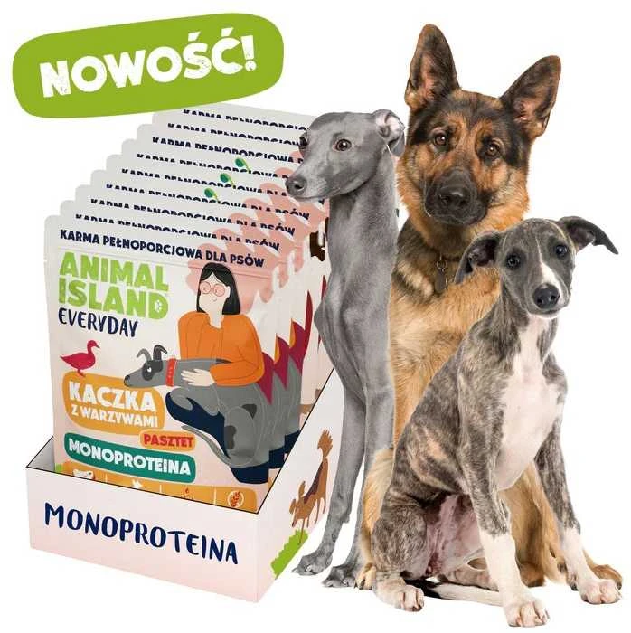 Šunų maistas - ANIMAL ISLAND Kasdienis Monoproteininis Veršienos/Anties 9x300g