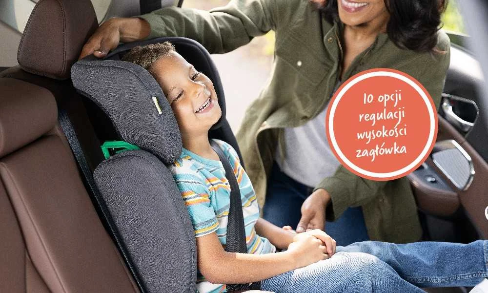 Automobilinė kėdutė Graco Junior Maxi R129, Juodos spalvos