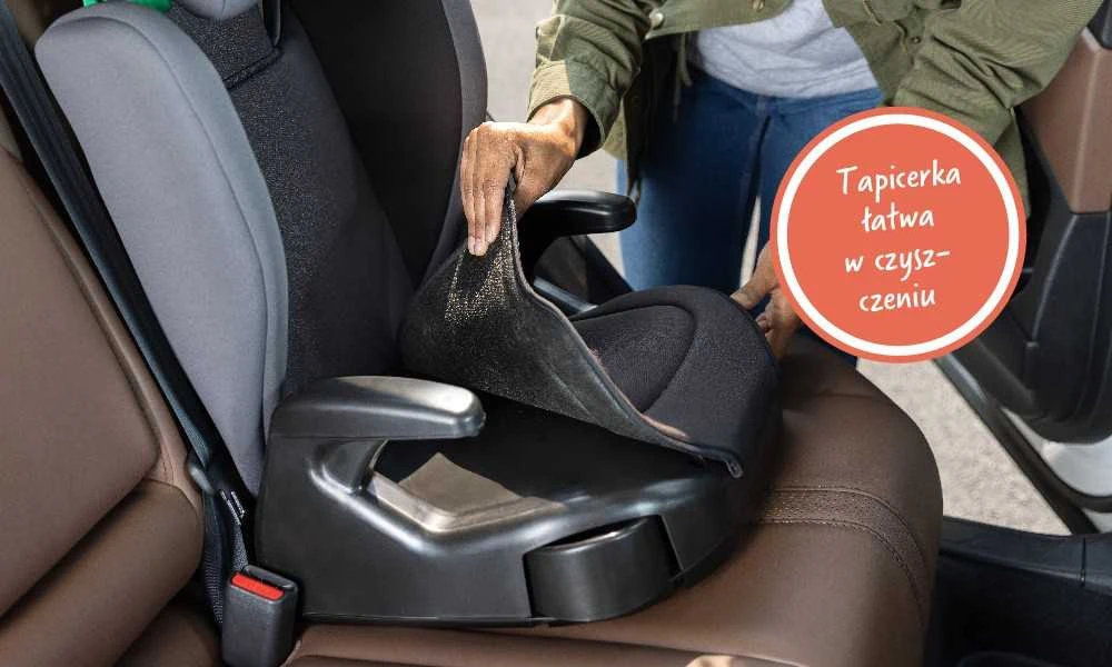 Automobilinė kėdutė Graco Junior Maxi R129, Juodos spalvos
