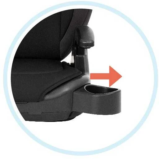 Automobilinė kėdutė Graco Junior Maxi R129, Juodos spalvos