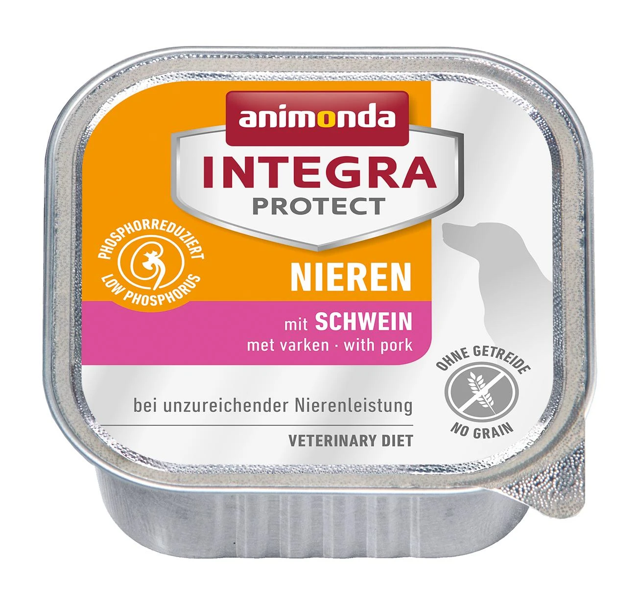 Animoda Šunų Maistas - ANIMONDA Integra Protect Nieren Kiauliena Drėgnas 150g Inkstų Parama
