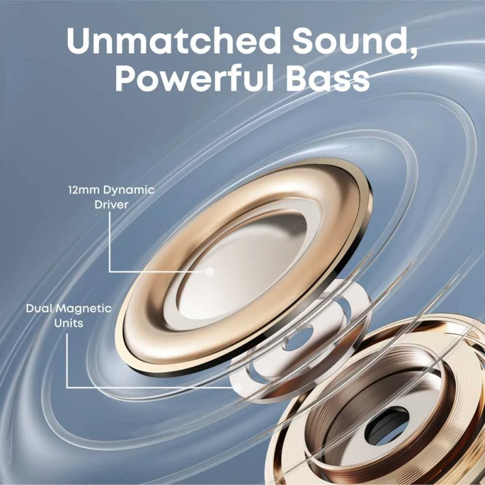 Ausinės ANKER Soundcore AeroClip juodas užsegamas ausinukas