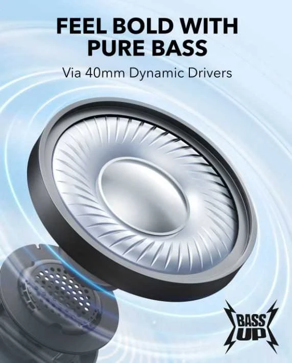 Ausinės Anker Soundcore H30i, Juodos