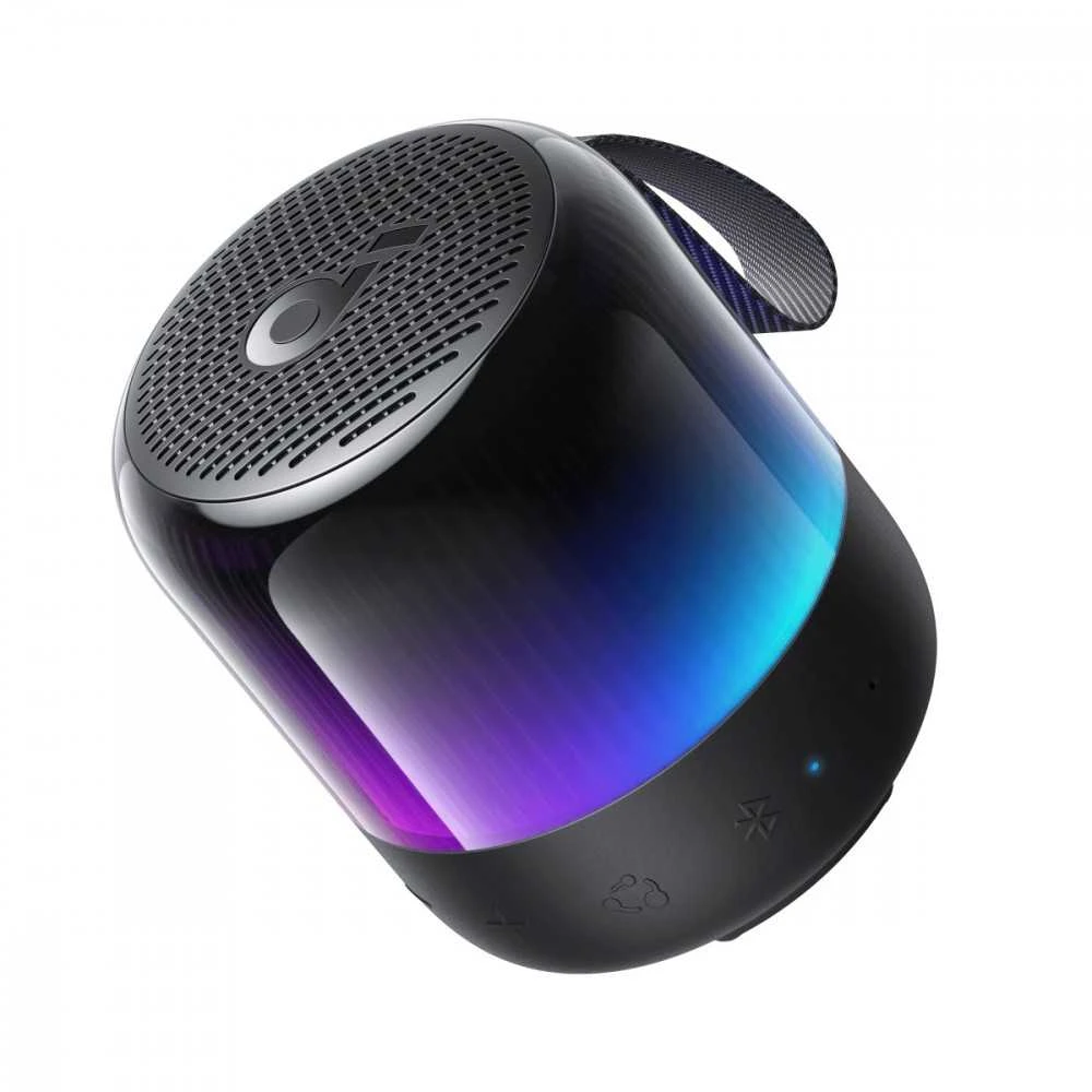 Nešiojama kolonėlė Anker Soundcore Glow Mini, Juodos spalvos