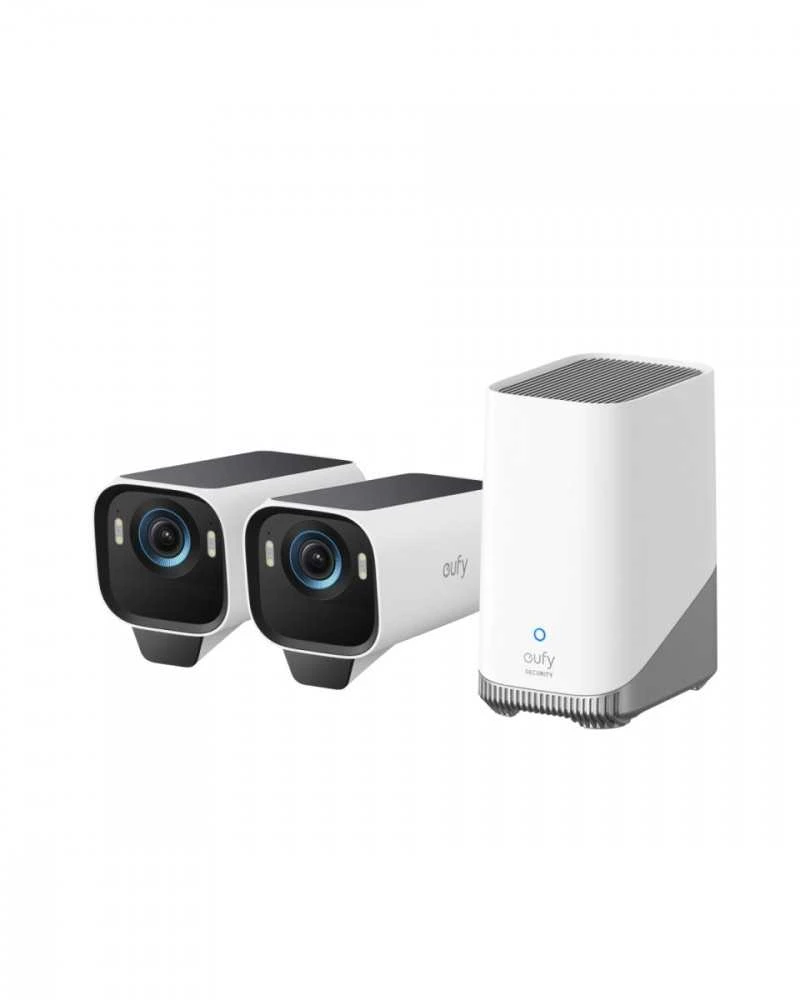 Anker Eufy eufyCam S3 Pro 2-Cam Kit Juodas+Baltas