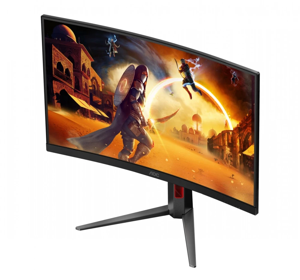 Monitorius AOC CQ27G4Z2 27inch 16:9 Fast VA 260Hz OC Native 240Hz 2560x1440 HAS 130mm HDMI x 2x 2.0 DP x 1x 1.4