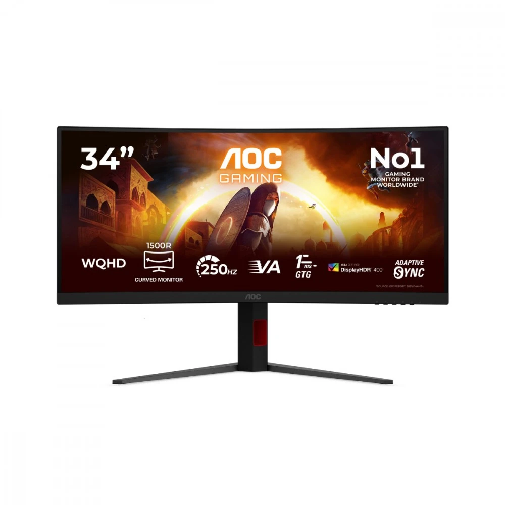 Monitorius AOC CU34G4ZCA - 250Hz | UWQHD | Fast VA | 34"