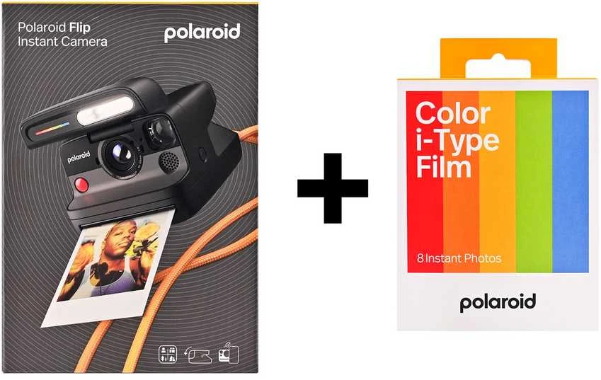 Polaroid Flip 79 x 79 mm Juodas