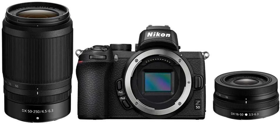 Nikon Z50 + NIKKOR Z DX 16-50mm f/3.5-6.3 VR + NIKKOR Z DX 50-250mm f/4.5-6.3 VR