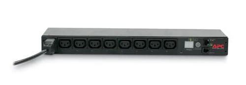 APC AP7921B maitinimo paskirstymo įrenginys 0U/1U Juoda 8 AC išvestis(ys / čių)