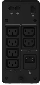 APC maitinimo šaltinis avarinis BK350G2I Back-UPS BK 350VA 6x IEC C13 išvadai