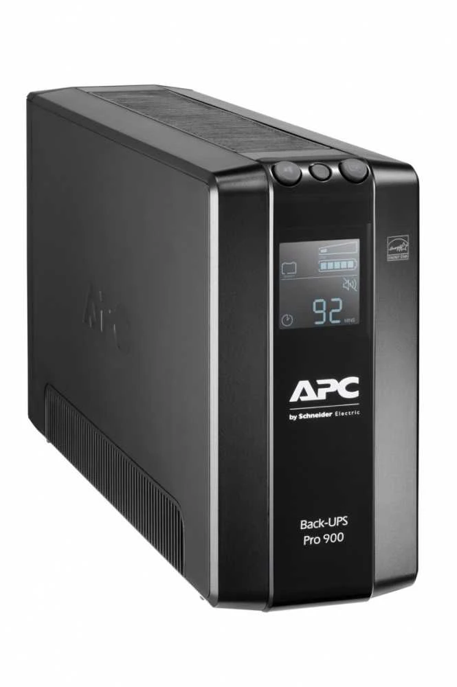 APC atsarginės maitinimo sistemos Pro BR 900VA, 6 lizdai, AVR, LCD sąsaja