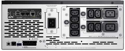 APC Smart-UPS X 2200VA Short Gylis Tower/Rack Convertible LCD 200-240V su tinklo kortele