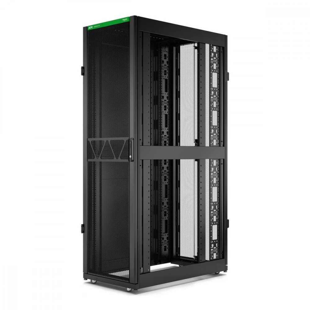 APC NETSHELTER SX GEN 2, 42U SERVER RACK ENCLOSURE 600MM X 1070MM W/ SIDES Juodas