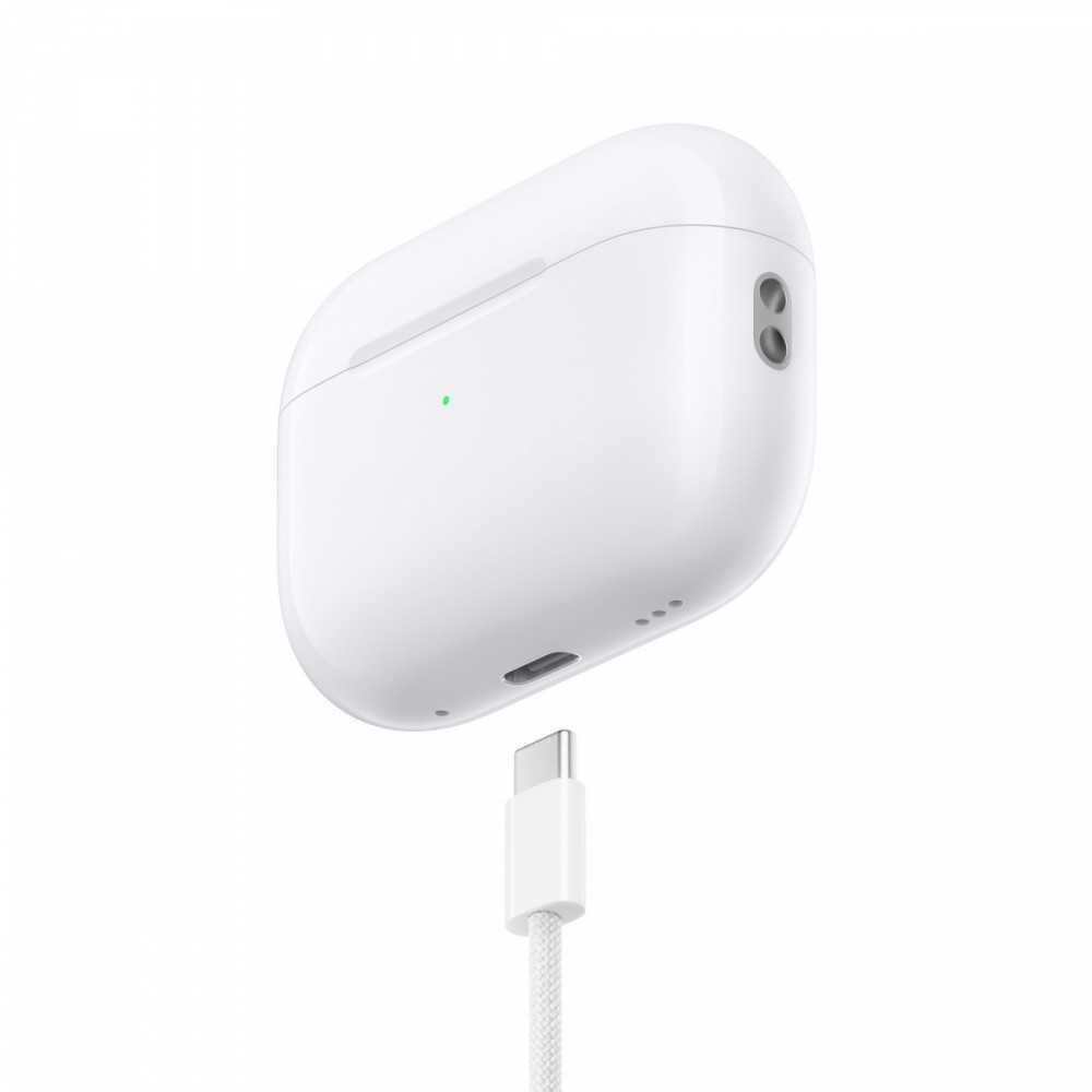 Ausinės Apple AirPods Pro (2 kartos) su "MagSafe" dėklu (USB-C), baltos spalvos