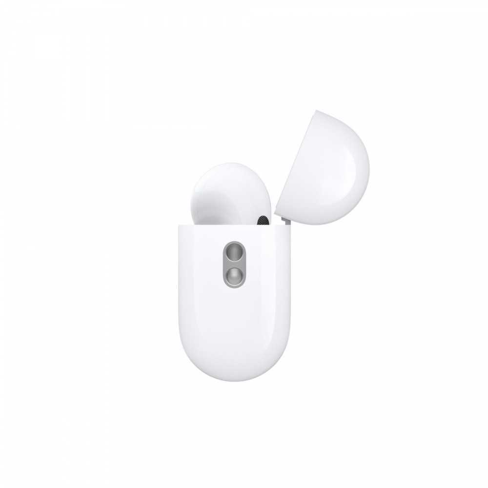 Ausinės Apple AirPods Pro (2 kartos) su "MagSafe" dėklu (USB-C), baltos spalvos