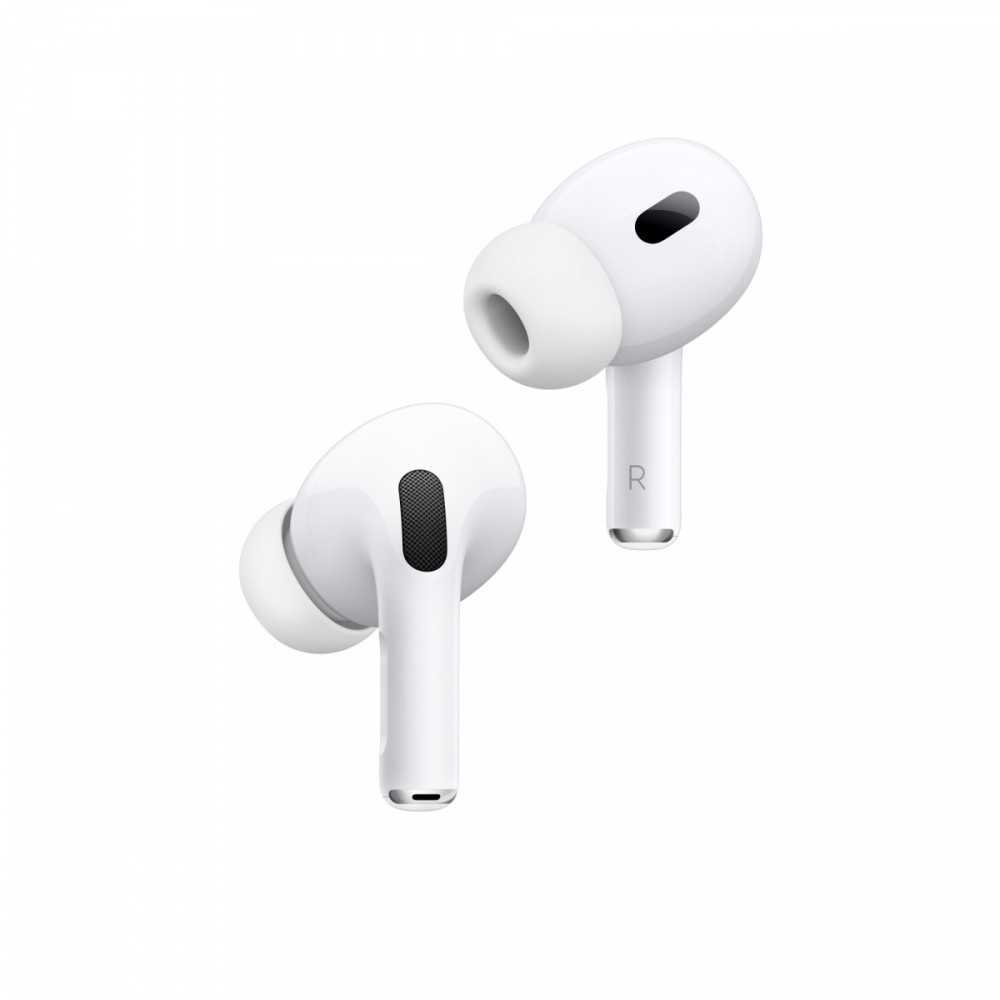 Ausinės Apple AirPods Pro (2 kartos) su "MagSafe" dėklu (USB-C), baltos spalvos