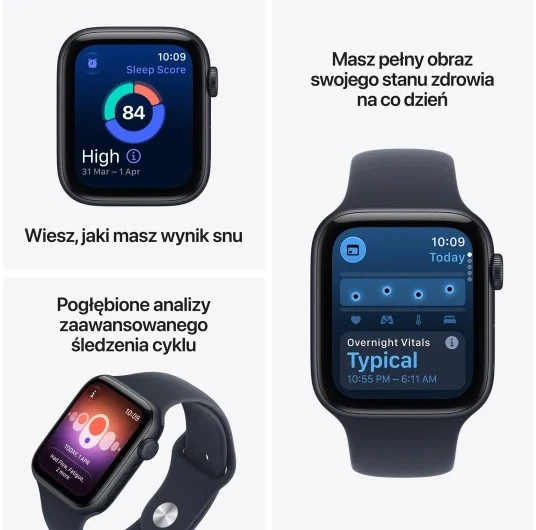 Išmanusis laikrodis Apple Watch SE 3 GPS 40mm Starlight Alu Sport S/M Smėlio spalvos (MJKR4MP/A)