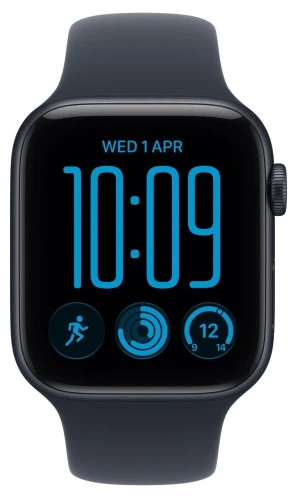 Išmanusis laikrodis Apple Watch SE 3 GPS + Cellular 40mm Midnight Alu Sport S/M Granatowy (MJLG4MP/A)