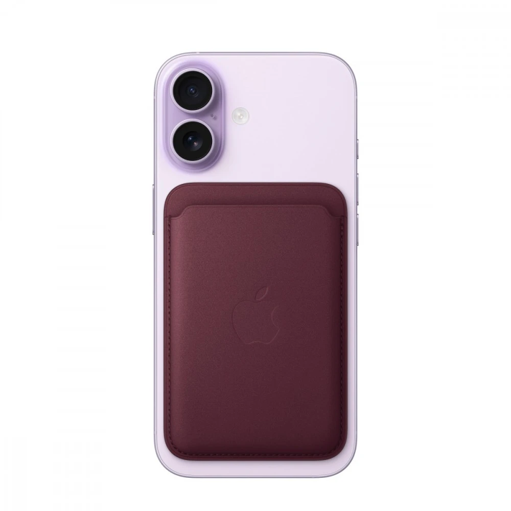 Dėklas Apple iPhone FineWoven Wallet with MagSafe – Burgundy - MK9H4ZM/A