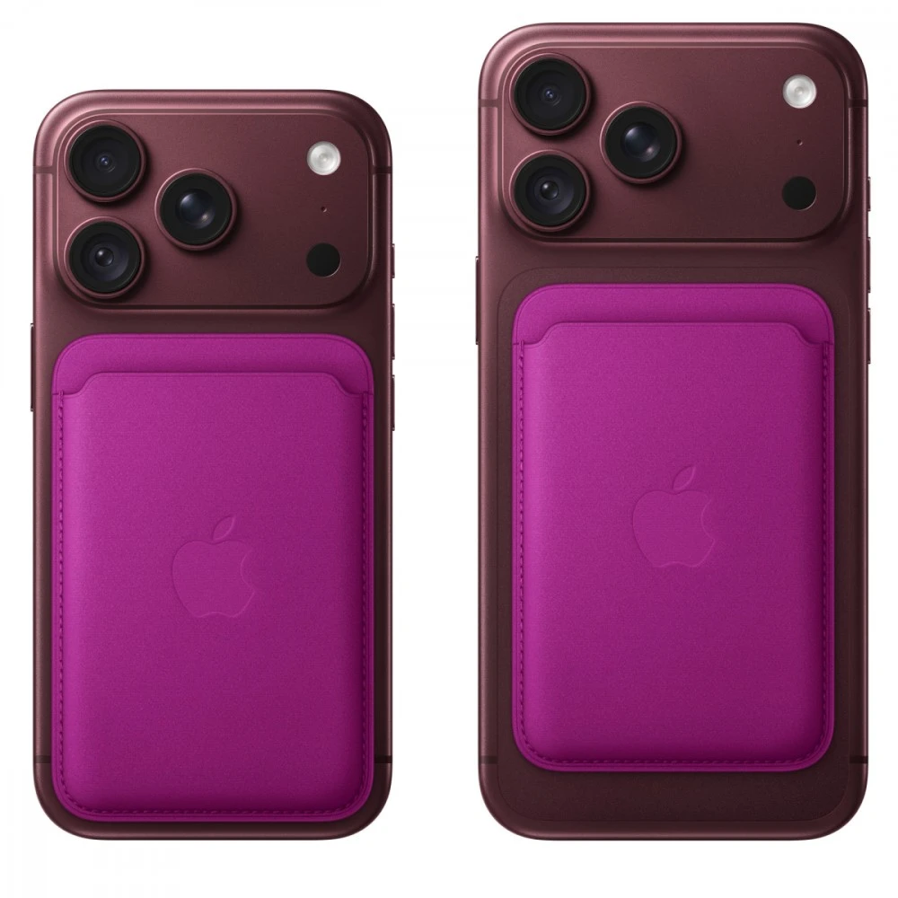 Dėklas Apple iPhone FineWoven Wallet with MagSafe – Magenta - MK9G4ZM/A