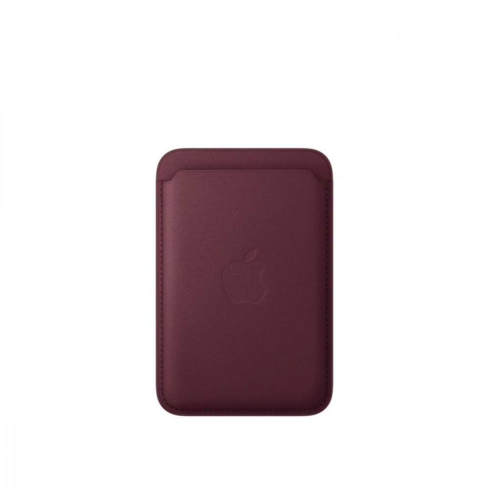 Dėklas Apple iPhone FineWoven Wallet with MagSafe – Burgundy - MK9H4ZM/A