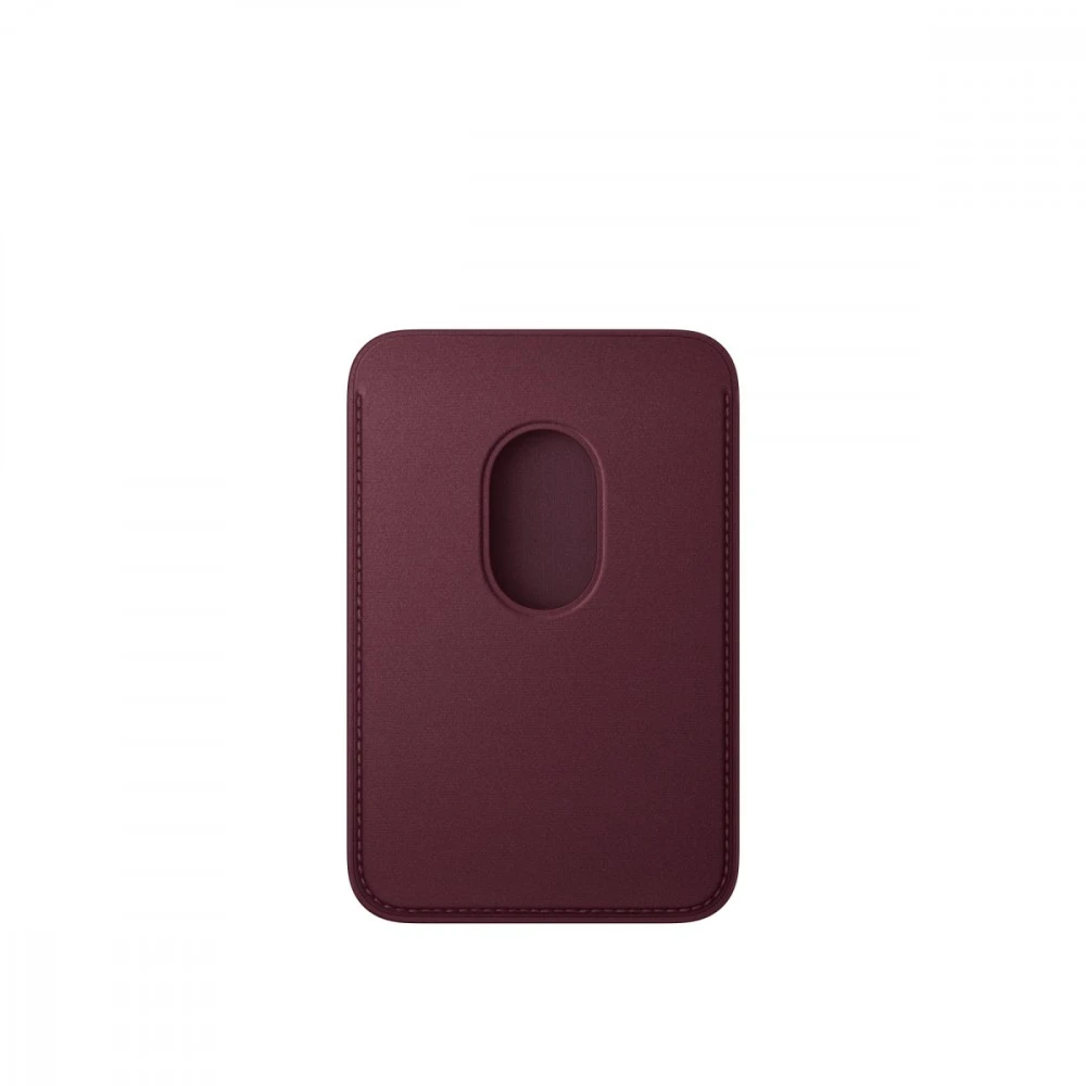 Dėklas Apple iPhone FineWoven Wallet with MagSafe – Burgundy - MK9H4ZM/A