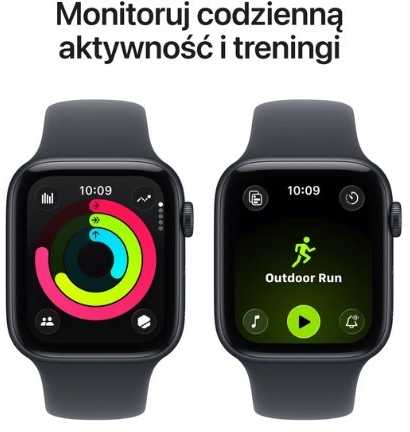 Išmanusis laikrodis Apple Watch SE 3 GPS + Cellular 44mm Midnight Alu Sport S/M Granatowy (MEPH4MP/A)