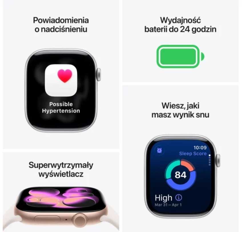 Išmanusis laikrodis Apple Watch series 11 gps + cellular koperta 46 mm su aliuminio w kolorze onyksu, dirželis sportowy (juodos spalvos) - dydis m/l