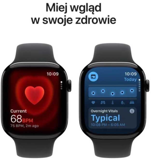 Išmanusis laikrodis Apple „Watch Series 11 GPS + Cellular“, 42 mm, kosminės pilkos spalvos aliuminio korpusas su juodu sportiniu dirželiu – S/M