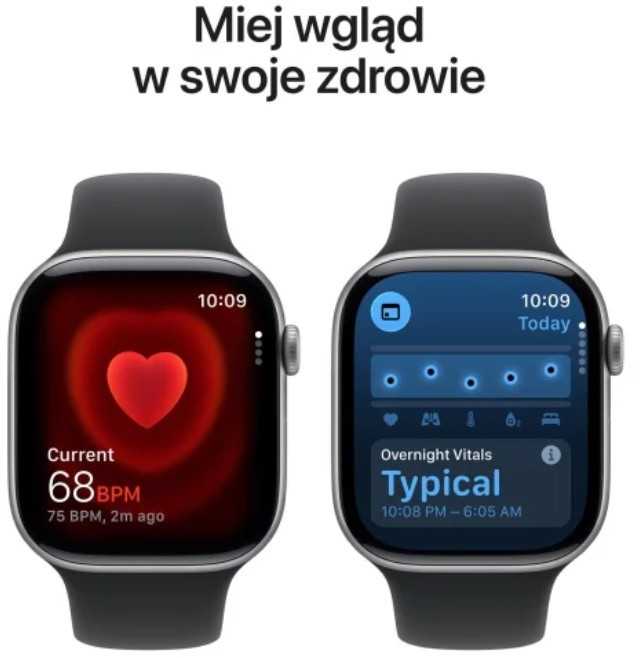 Išmanusis laikrodis „Apple Watch Series 11 GPS + Cellular“, 46 mm, kosminės pilkos spalvos aliuminio korpusas su juodu sportiniu dirželiu – M/L