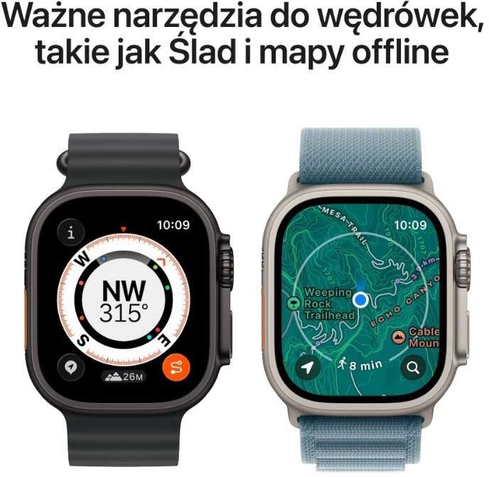 Išmanusis laikrodis Apple „Watch Ultra 3 GPS + Cellular“, 49 mm, juodo titano korpusas | Juodas titano Milano apyrankės dirželis – S